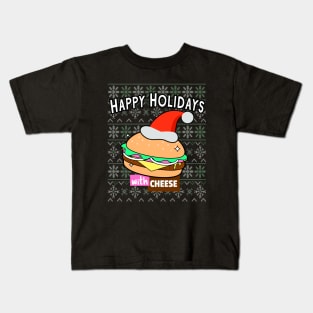 Happy Holidays With Cheese Kids T-Shirt